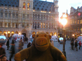 Mr Monkey in the Grand Place