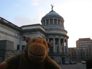 Mr Monkey outside the Museum of Art and History