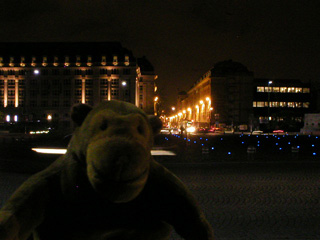 Mr Monkey on the Place Poelaert