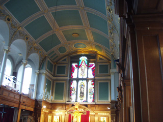 The ceiling of St Andrew Holborn