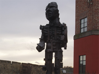 The top half of Paolozzi's Vulcan