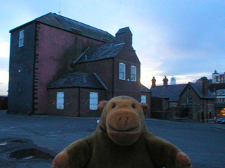 Mr Monkey in front of the old low light