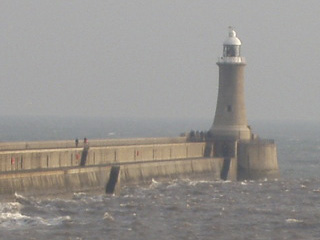 The lighthouse at the end of the North Pier
