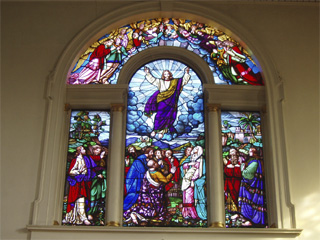 The East window of St. James, Clerkenwell