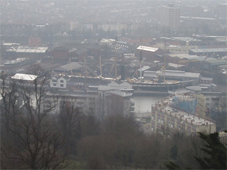 The S.S. Great Britain seen from Cabot Tower