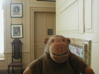 Mr Monkey in the print room
