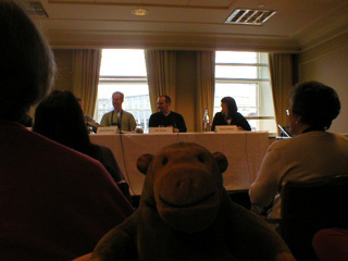 Mr Monkey at the Mean Streets panel