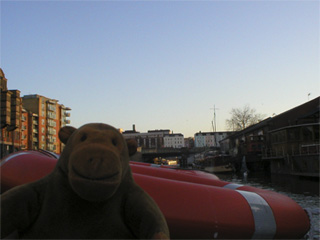 Mr Monkey along Welsh Back