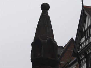 The top of the market cross in Chester