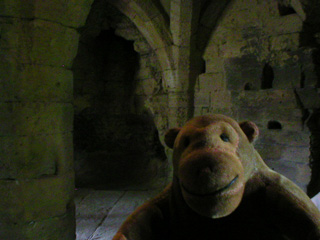 Mr Monkey in the ground floor chamber of the Kings Tower