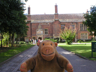 Mr Monkey outside King's Manor