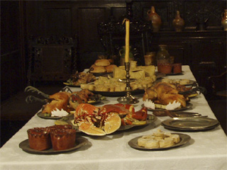 The Jacobean dining room at York Castle Museum