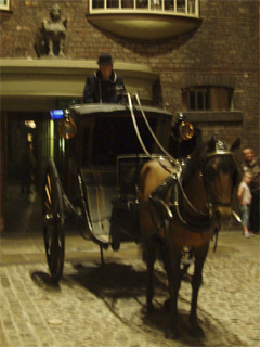 A hansom cab in Kirkgate