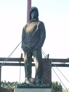 The mariners monument in Nieuwpoort