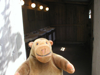 Mr Monkey a shed full of handbasins