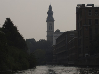 The tower of Sint-Pieter's in the distance