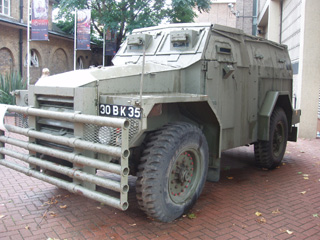 A Humber Pig outside the National Army Museum