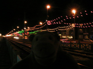 Mr Monkey looking at some more illuminations