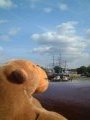 Mr Monkey approaching Greenwich