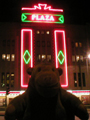 The Plaza at night