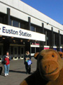 Euston station and train home